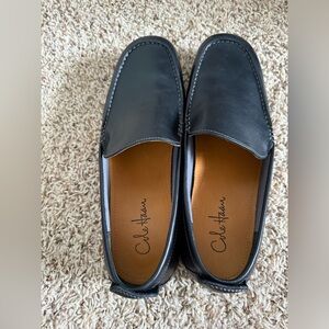 New In Box Mens Cole Han Black Nike Air Macon Venetian Dress Shoe